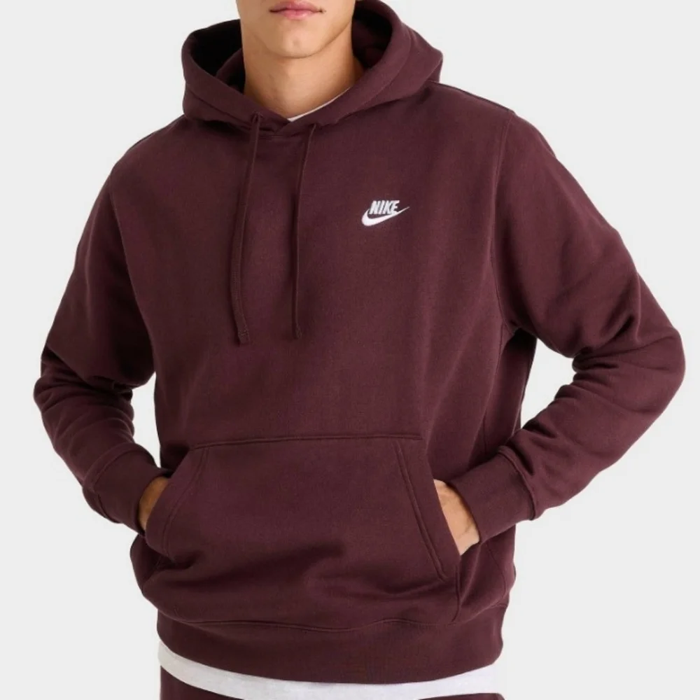 Men's Classic Nike‎ Embroidered Swoosh Hoodie Athletic Athleisure Activewear M